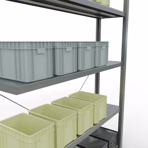 Insteeksysteem opzetplank 2000x1300x300 mm, type 250 kg, verzinkt van Schulte Lagertechnik uit de categorie insteeksysteem