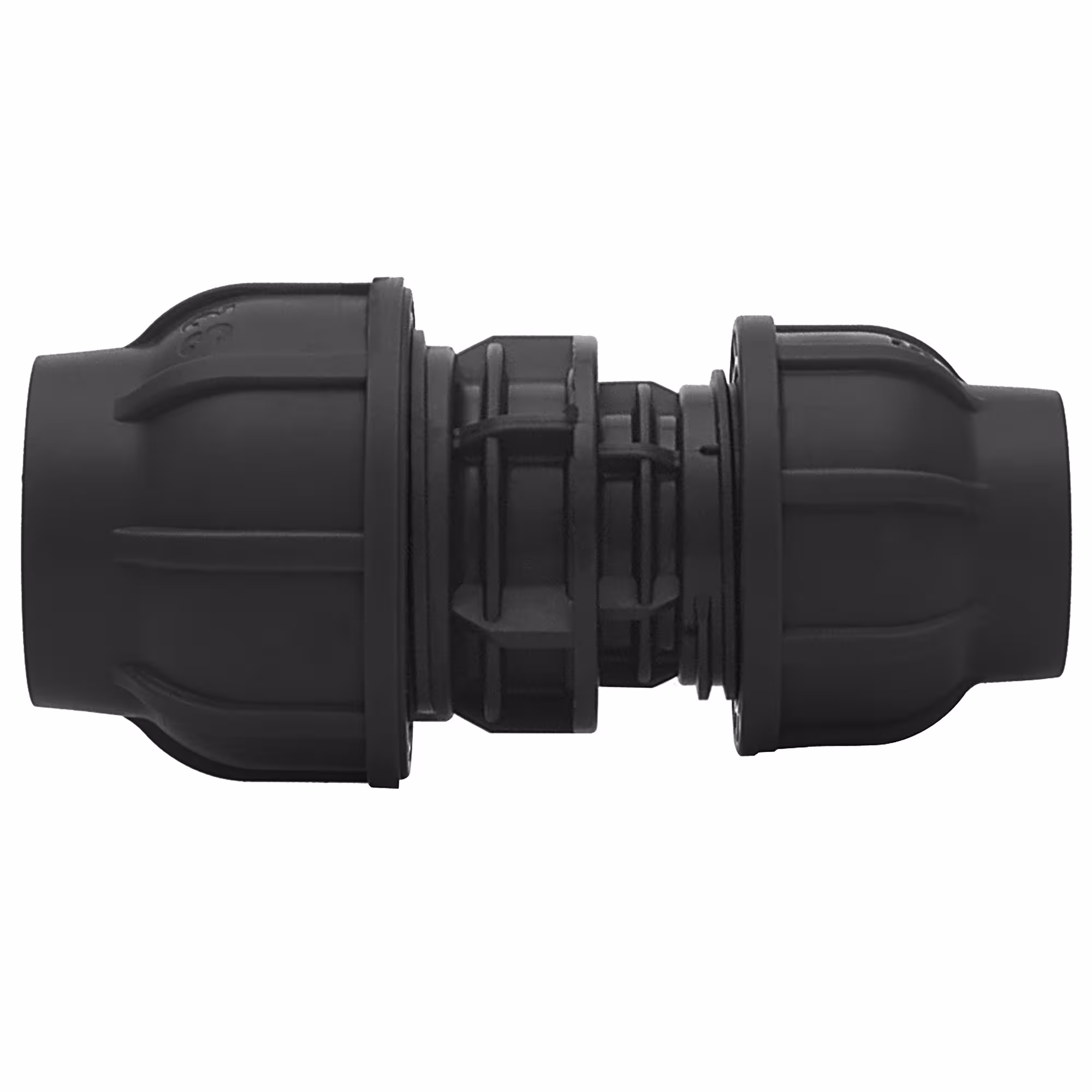 PE-schroefverbindingskoppeling Ø 50 x 40 mm reductie van Gebo Koppelingen met reductie, PE-buis kunststof fittingen, artikelnr. 13065040
