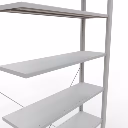 Afbeelding nr. 15 van het artikel, kantoorrekken, insteeksysteem MULTIplus85, 2300 x 1000 x 300 mm, 7 planken, zonder aanslaglijst, lichtgrijs uit de productgroep kantoorrekken van Schulte Lagertechnik