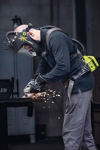Detailbild 3983115 Clearmaxx schuurhelm, inclusief E3000X blazer adembescherming Schijf:PC OPTREL