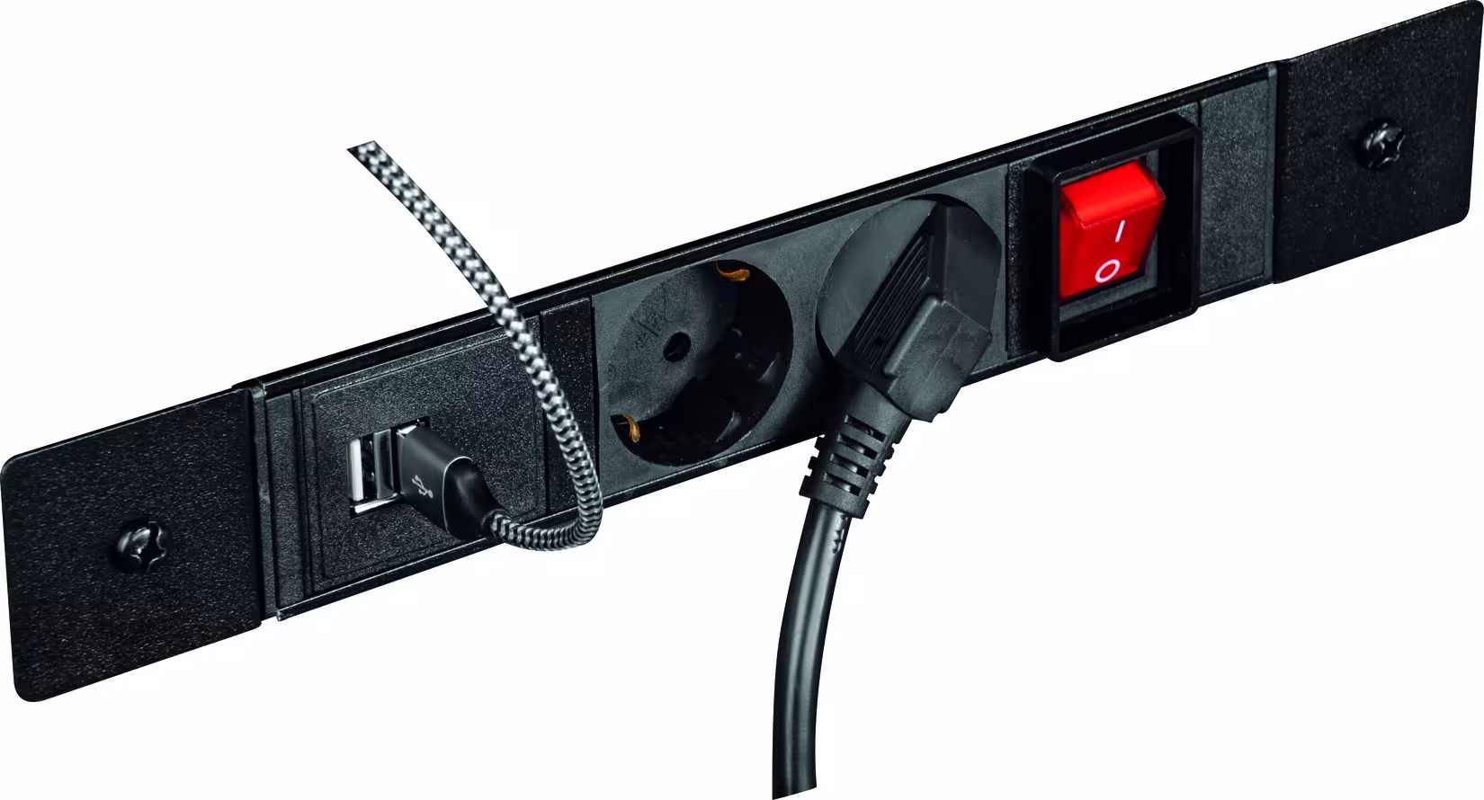 Andere weergave van het artikel Accessoires werkplaatswagen UNIVERSE CH versie 240V stekkerdoos incl. 5m kabel en kabelhouder uit de categorie werkplaatsinrichting