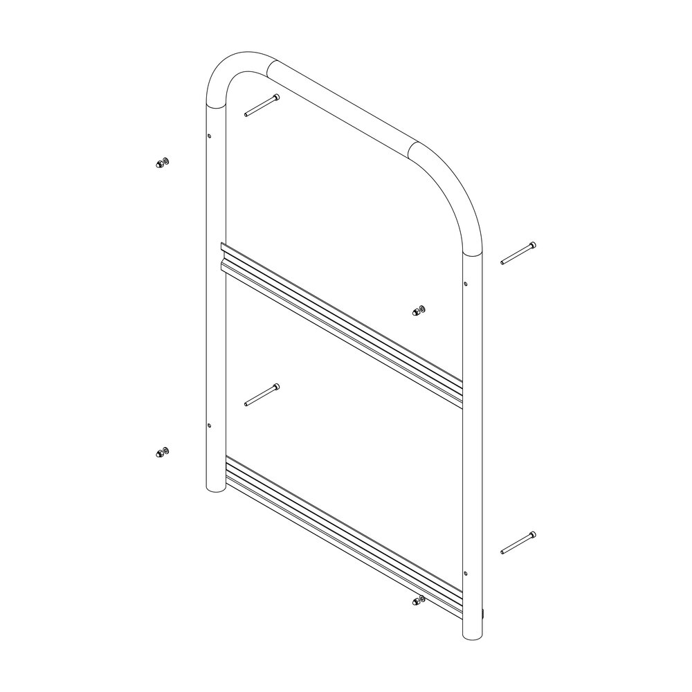 Munk eindleuning voor platformtrappen inclusief montageset van Günzburger Steigtechnik Munk eindleuning voor platformtrappen inclusief montageset uit de categorie "Platformtrappen" met artikelnummer 800006