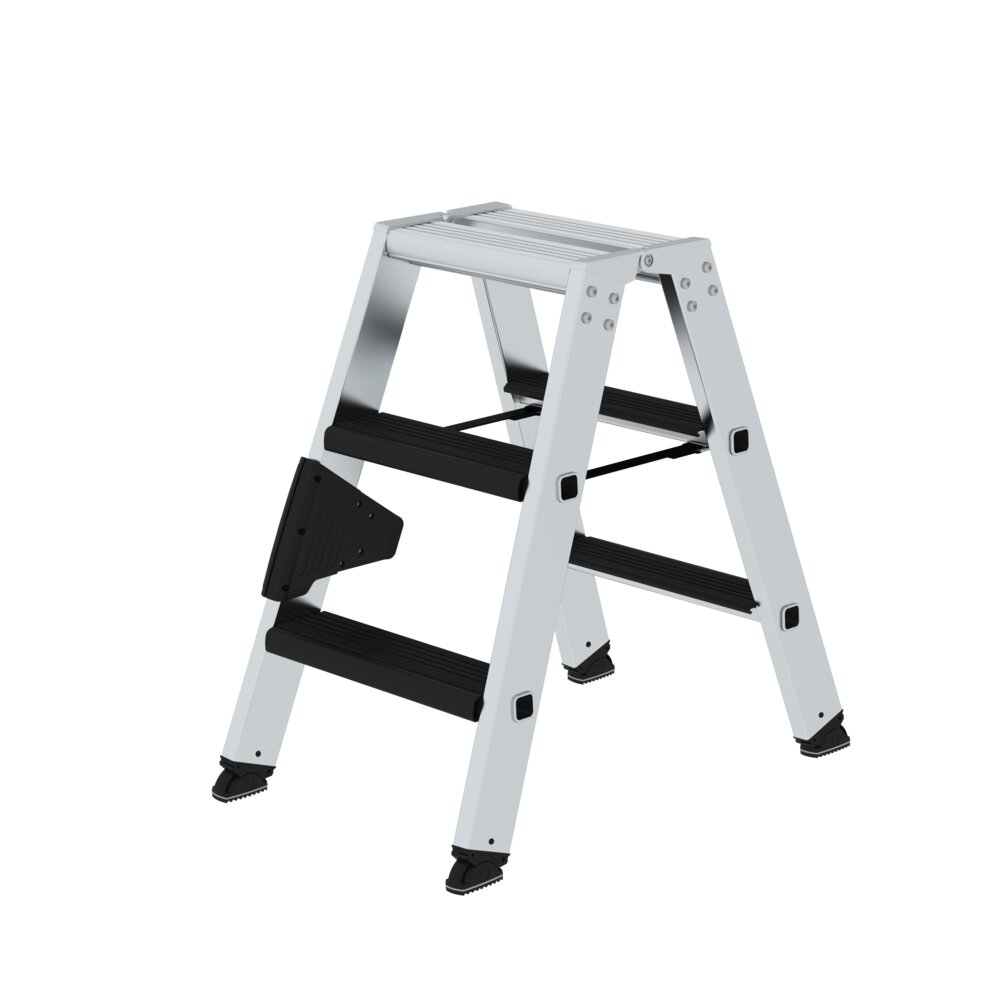 Munk trapladder, toegankelijk vanaf beide zijden, met clip-step relax 2x3 treden van Günzburger Steigtechnik Munk trapladder, toegankelijk vanaf beide zijden, met kliksysteem, uit de categorie trapladders, artikelnummer 042206