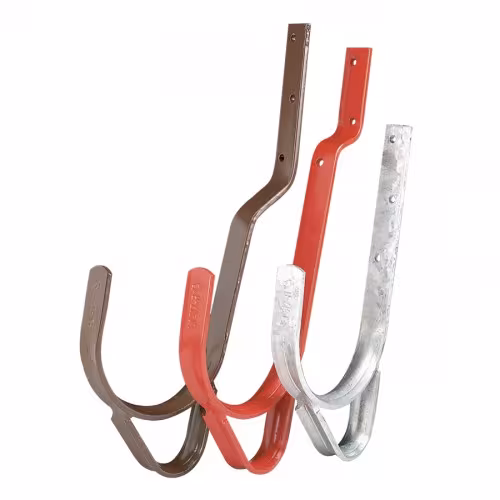 Trapac veiligheidsdakhaak (DIN EN 517-Type A) voor verzinkte dakpannen/dakpannen, 45 mm offset, inclusief bevestigingsspijkers uit de dakveiligheidscategorie met de GTIN 4027822455890 Trapac veiligheidsdakhaak (DIN EN 517-Type A) van het merk Klöber uit de categorie dakveiligheid