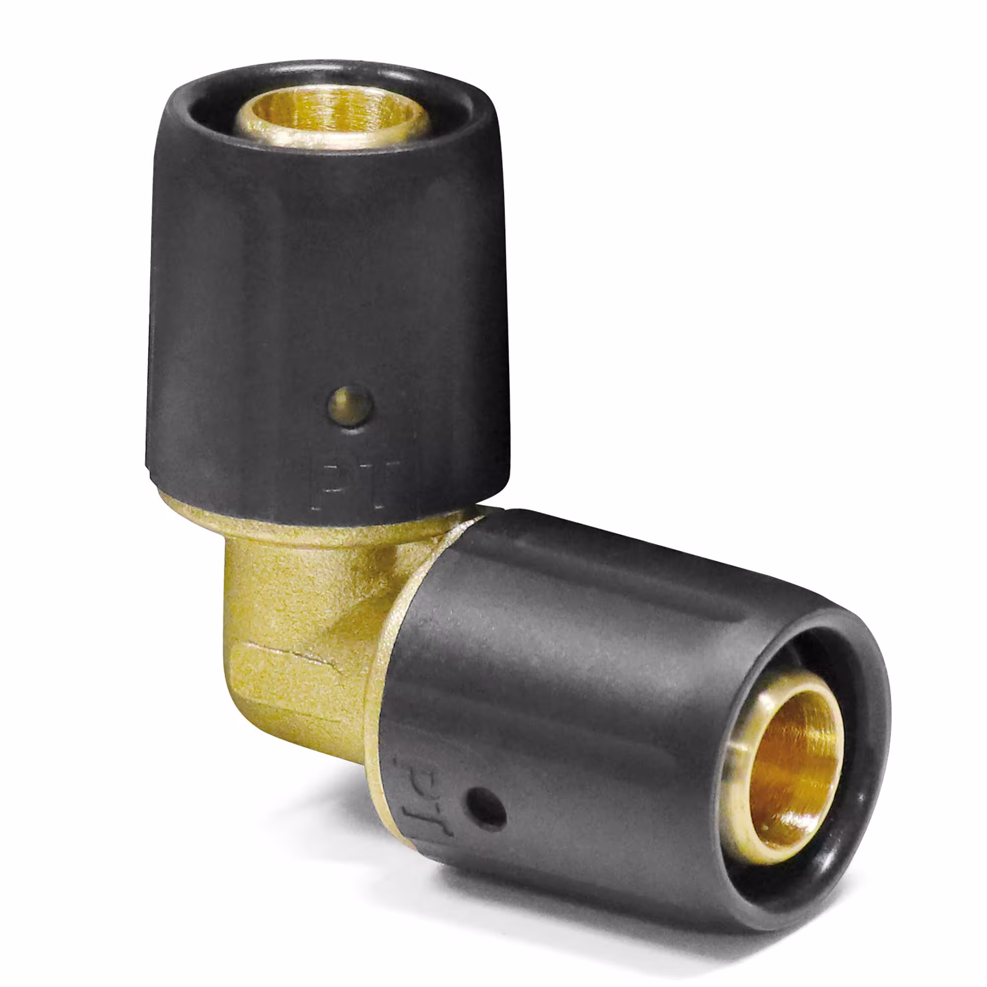 Pipetec steekfitting hoek 90° voor aluminium composietbuis 16 x 2 mm van Pipetec Insteekhoek 90°, insteekkoppelingen, artikelnr. SPW1616