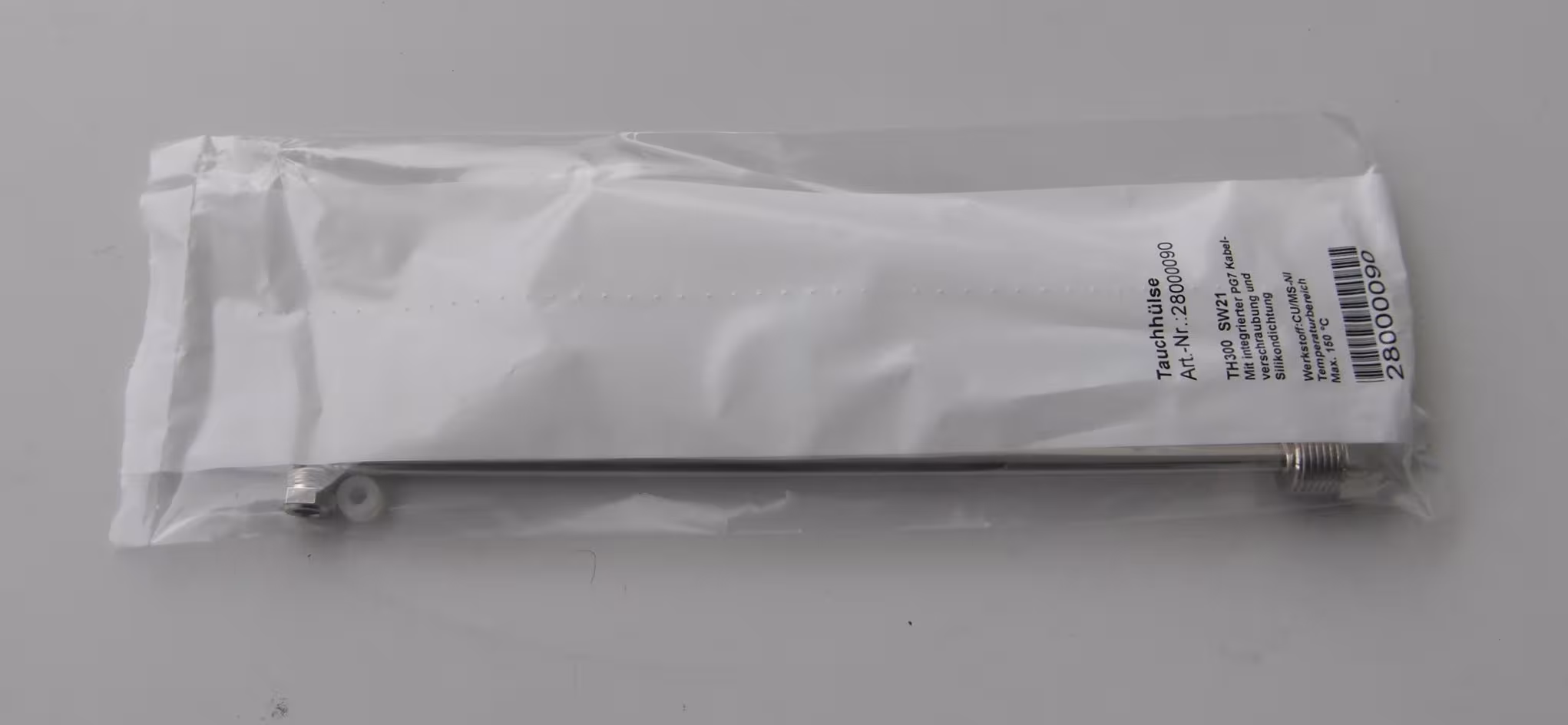 RESOL dompelhulzen type uitvoering: RESOL dompelhulzen TH300 300mm uit de categorie dompelhulzen met art.nr. 28000090