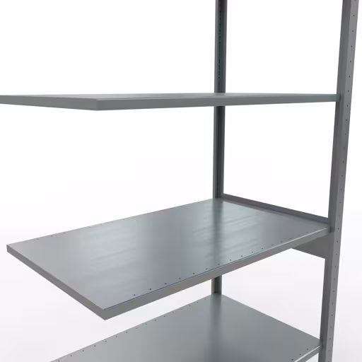 Productafbeelding nr. 12 van het artikel aanbouwplank, legbord, insteeksysteem MULTIplus150, 2500 x 1000 x 600 mm, 6 legborden, verzinkt uit het insteeksysteem-assortiment van Schulte Lagertechnik