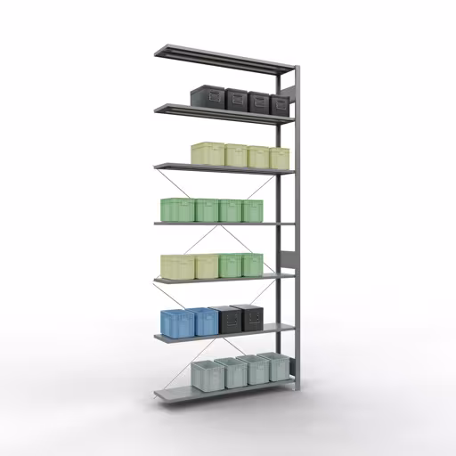 Extra afbeelding van het artikel insteeksysteem opzetplank 3000x1300x300 mm, type 150 kg, verzinkt vanaf opzetplank
