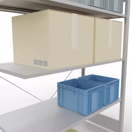 Andere weergave van het artikel insteeksysteem opzetplank 2000x1300x600 mm, type 150 kg, lichtgrijs uit de categorie insteeksysteem
