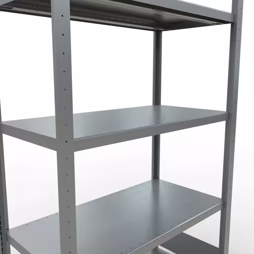 Basisplank, legbord, insteeksysteem MULTIplus250, 2000 x 1000 x 500 mm (HxBxD), 5 legborden, verzinkt van Schulte Lagertechnik met het artikelnr. 12950-LR