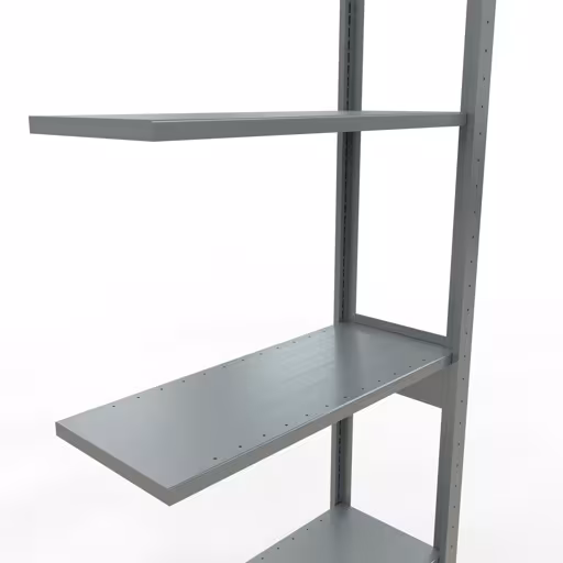 Productafbeelding nr. 6 van het artikel aanbouwrekken, legbord, insteeksysteem MULTIplus150, 2500 x 750 x 300 mm, 6 legborden, verzinkt uit het assortiment insteeksysteem van Schulte Lagertechnik