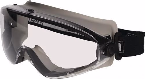 Monza veiligheidsbril met volledig zicht EN166:2001, zwart montuur, heldere lens, PC PRO FIT, uit de categorie veiligheidsbrillen met artikelnummer 4000370171