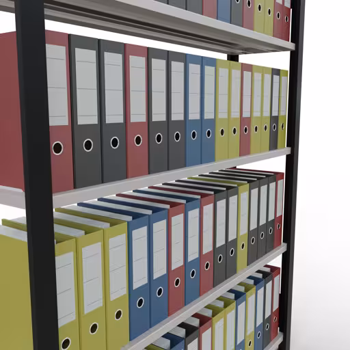 Extra afbeelding van het artikel Basisplank, kantoorrek, insteeksysteem MULTIplus85, 1800 x 1300 x 300 mm, 5 planken, dwarsschoor, zonder aanslaglijst, zwart/lichtgrijs uit insteeksysteem