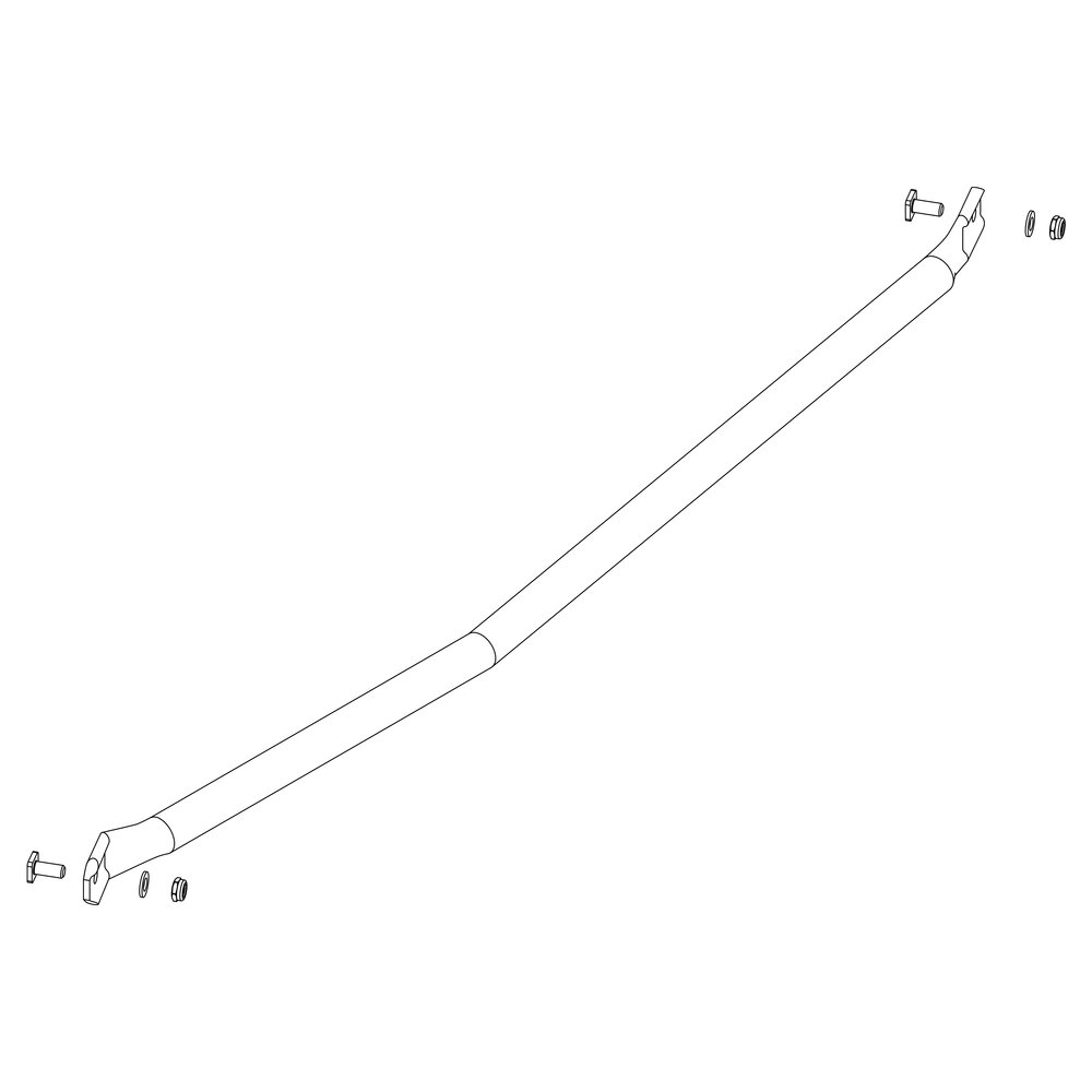 Munk-trapversteviging inclusief montageset van Günzburger Steigtechnik Munk treeplankversteviger inclusief montageset uit de categorie Accessoires en reserveonderdelen voor hoogwerkers met artikelnummer 800034
