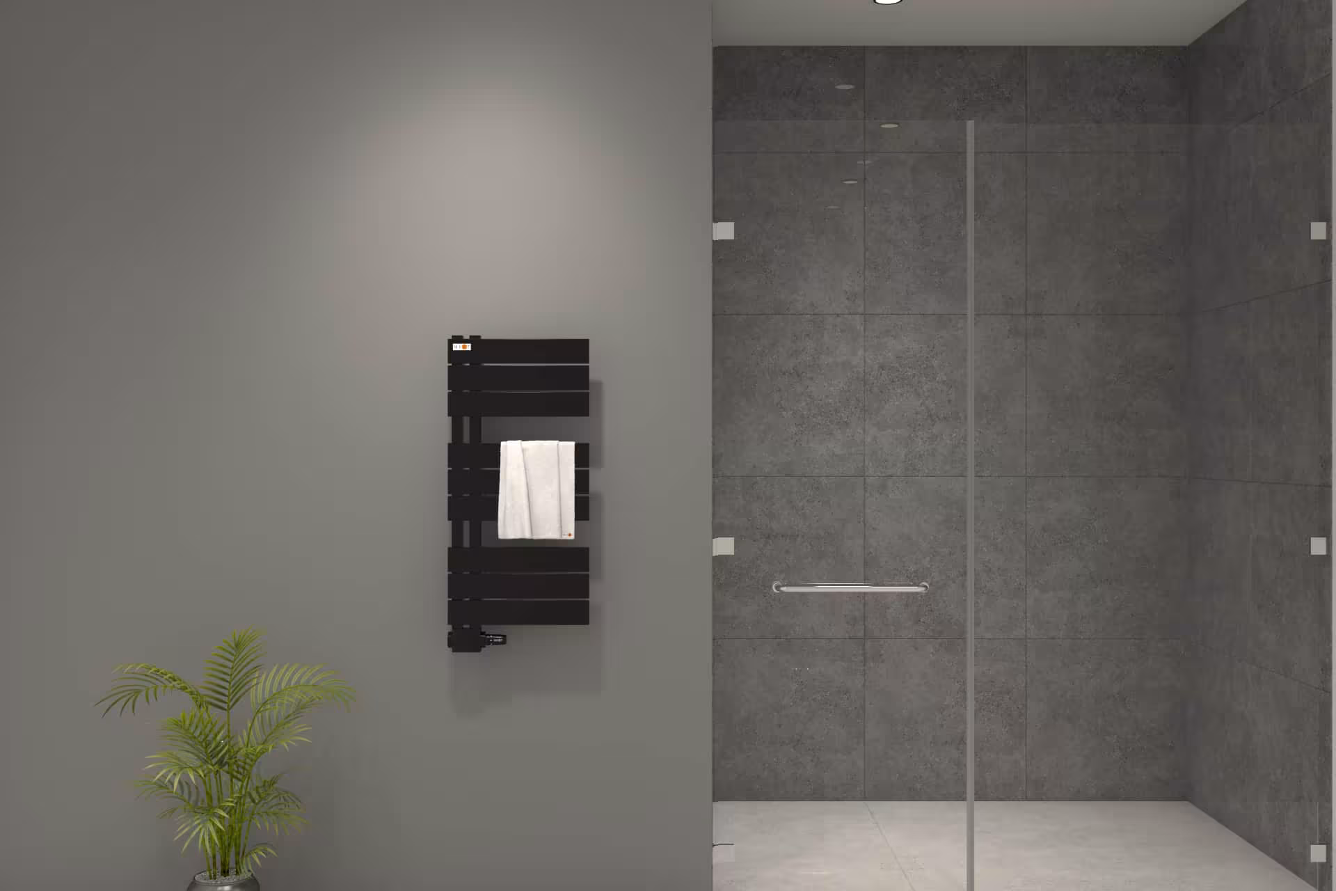 Design handdoekradiator ASK van MERT MERT Design badkamerradiator ASK, badkamerradiator