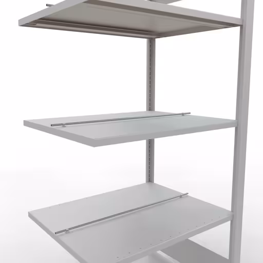 Afbeelding nr. 14 van het artikel, kantoorrekken, insteeksysteem MULTIplus150, 1800 x 750 x 600 mm, 5 planken, met middenaanslag, lichtgrijs uit de productgroep kantoorrekken van Schulte Lagertechnik