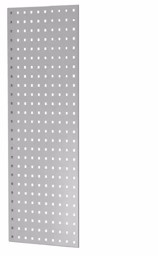 Geperforeerde plaat zijpaneel, 90 x 1000 x 400 mm (H x D), RAL 7035 lichtgrijs van Schulte Lagertechnik Geperforeerd paneel zijpaneel, 90 x 1000 x 400 mm (H x D), RAL 7035 lichtgrijs, accessoires, art.nr. 35666
