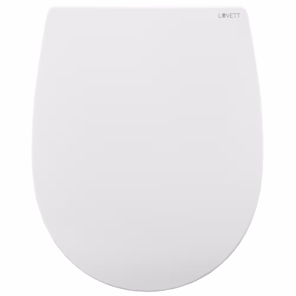 Figuur nr. 11 van het artikel toiletbril C100 wit ovaal met softclose-mechanisme (universele pasvorm) uit de productgroep badkamerinrichting & sanitair van het merk LUVETT.