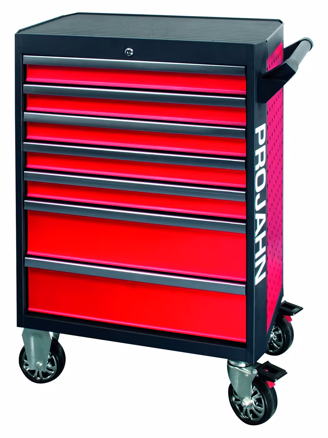 Uitgeruste werkplaatswagen GALAXY met 7 laden en 320 stuks. Gereedschaps- en promotiesleutels, organisatiesystemen & werkplaatswagens, art.nr. 5501-143