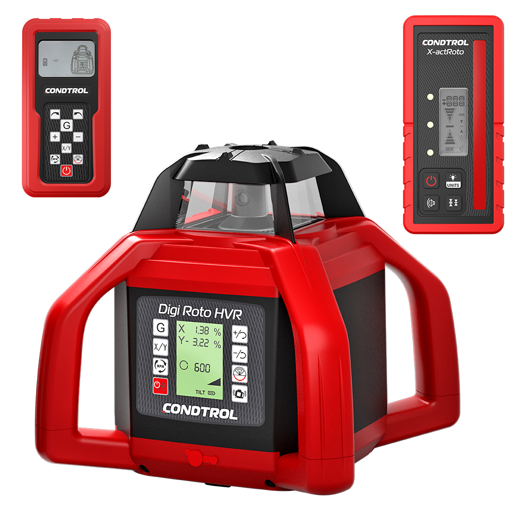 Digi Roto HVR roterende laser met digitale hellingshoekregeling uit de categorie roterende lasers met artikelnummer 7-2-096