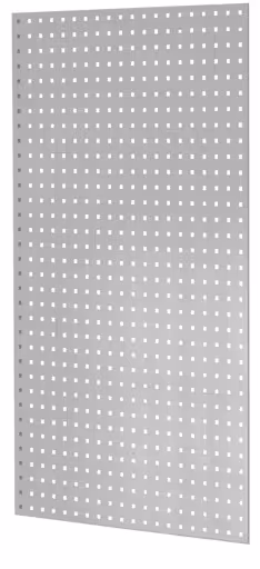 Geperforeerd paneel zijpaneel, 90 x 1300 x 800 mm (H x D), RAL 7035 lichtgrijs van Schulte Lagertechnik Geperforeerd paneel zijpaneel, 90 x 1300 x 800 mm (H x D), RAL 7035 lichtgrijs, accessoires, art.nr. 35676