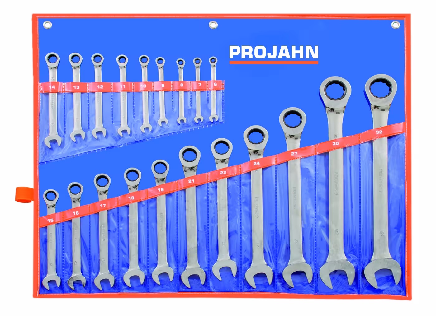 GearTech sleutelset roltas 20-delig, klassieker van het merk PROJAHN uit het assortiment sleutels