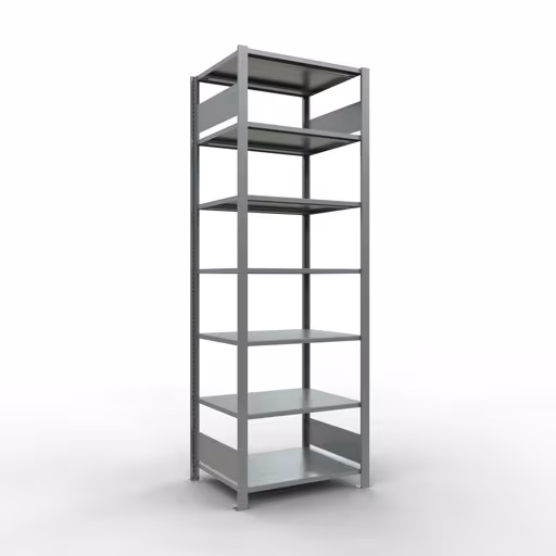 Afbeelding nr. 13 van het artikel, kantoorrekken, insteeksysteem MULTIplus150, 2300 x 750 x 600 mm, 7 planken, verzinkt, zonder middenaanslag uit de productgroep kantoorrekken van Schulte Lagertechnik