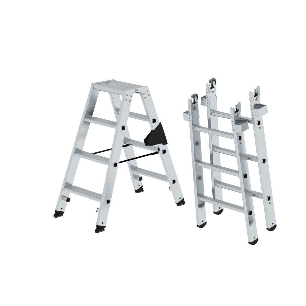 Munk trapladderset, toegankelijk vanaf beide zijden, insteekbaar, inclusief inzetstuk, uit de categorie trapladders, artikelnummer 040272