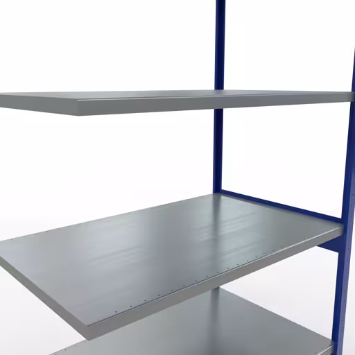 Afbeelding nr. 13 van het artikel aanbouwrekken, legbordstellingen, insteeksysteem MULTIplus250, 3000 x 1300 x 800 mm, 7 legborden, lengtestangen, RAL 5010 gentiaanblauw/verzinkt uit de productgroep insteeksysteem van Schulte Lagertechnik.