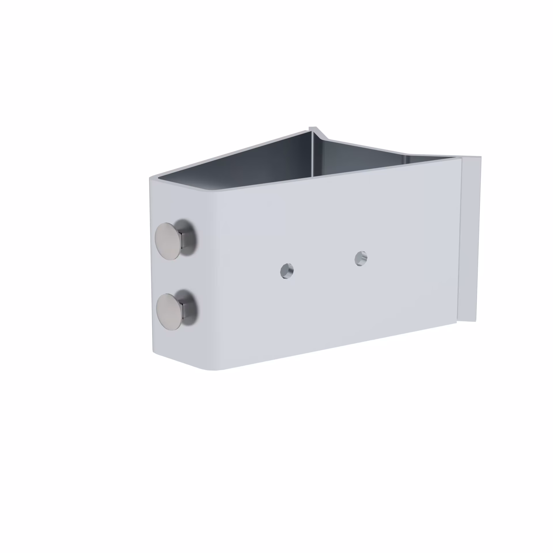 Aluminium muurbeugel voor ronde masten van Munk met art.nr. 077019
