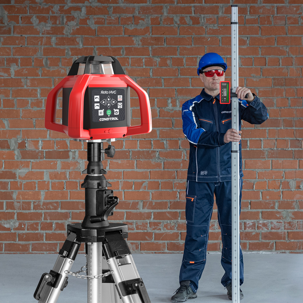 Ohne Text 847636 Horizontaal & verticaal roterende laser met GROENE laserstraal Roto HVG