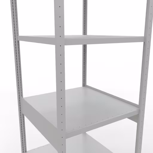 Figuur nr. 15 van het artikel basisrek, legbord, insteeksysteem MULTIplus250, 3000 x 750 x 800 mm, 7 legborden, lengtestangen, RAL 7035 lichtgrijs uit de productgroep insteeksysteem van Schulte Lagertechnik.