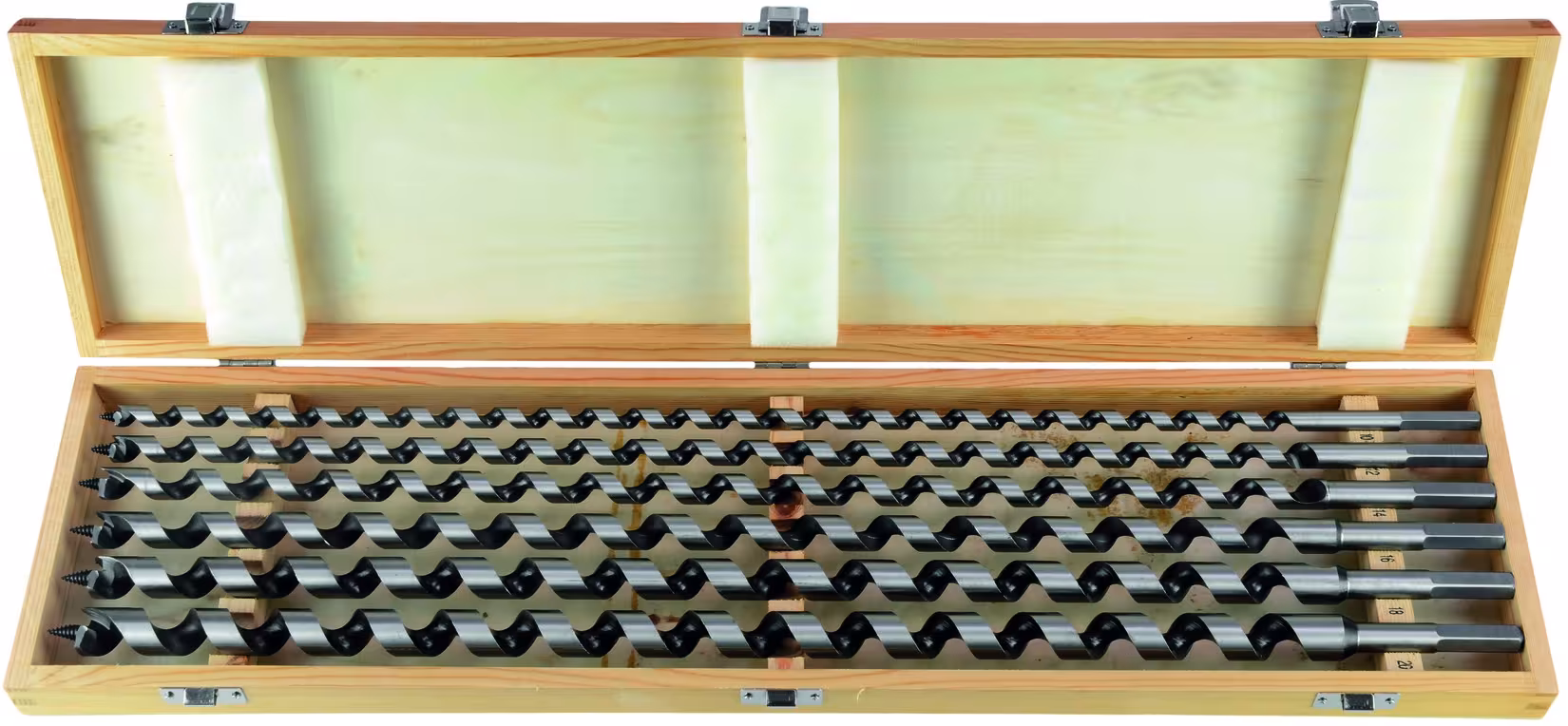 S houtboormachine 600 mm in houten cassette van PROJAHN uit de categorie machineaccessoires