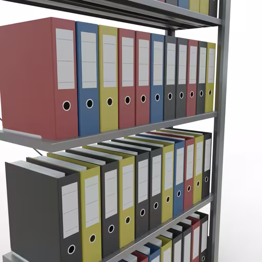 Afbeelding nr. 11 van het artikel, kantoorrekken, insteeksysteem MULTIplus85, 1800 x 1000 x 300 mm, 5 legborden, verzinkt, zonder aanslaglijst uit de productgroep kantoorrekken van Schulte Lagertechnik