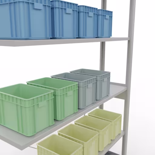 Andere weergave van het artikel insteeksysteem aanbouwplank 2500x1300x300 mm, type 150 kg, lichtgrijs uit de categorie insteeksysteem