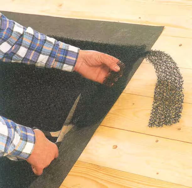 Een andere weergave van het artikel Grid Sec elastisch breiwerk als scheidingslaag uit de categorie schuine daken
