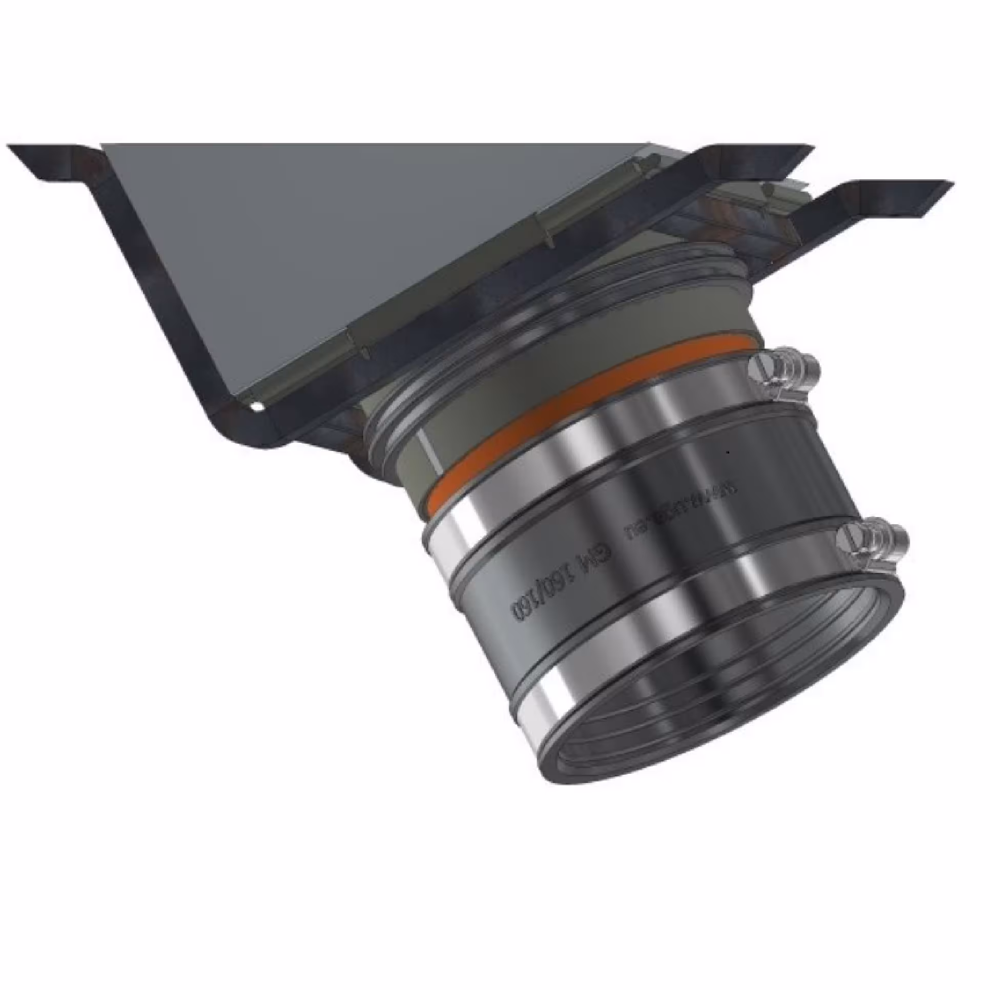 Bajonet enkele schuine afdichting pakkinghulstechnologie UGA-kabelinvoer, kabelbescherming, artikelnr. 401912550060