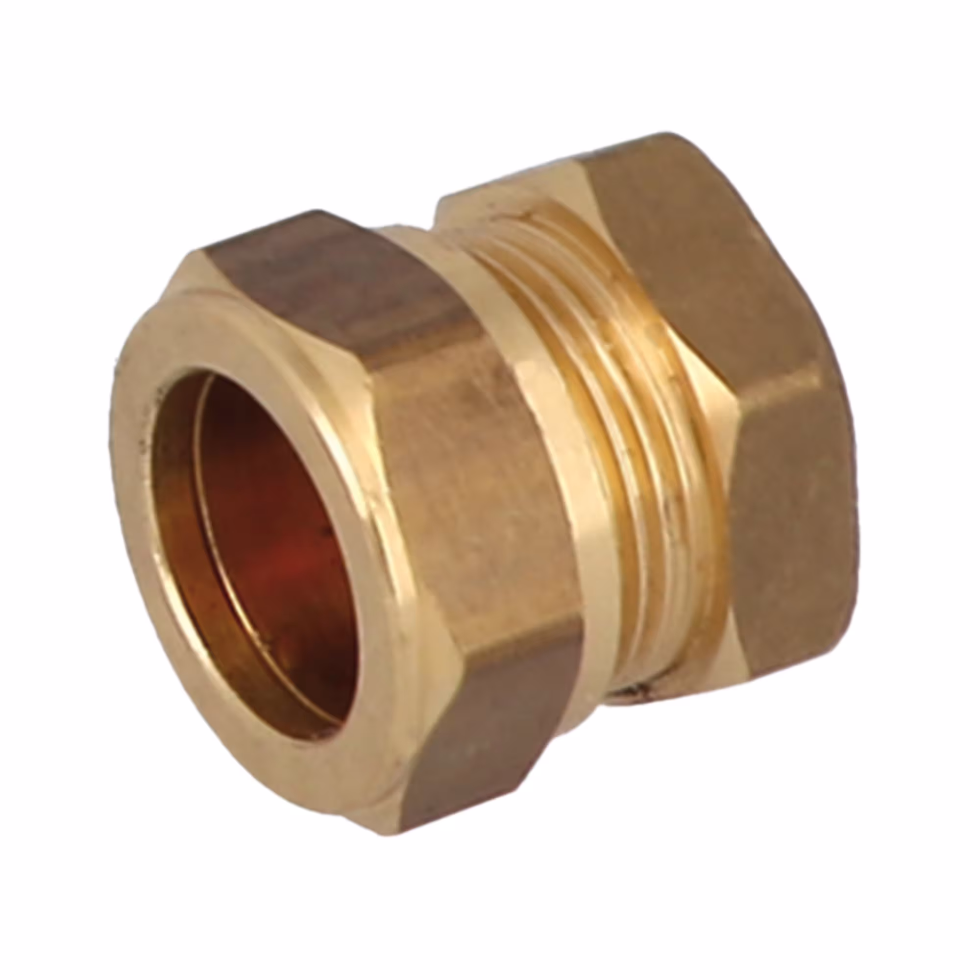 Plug, messing knelfitting