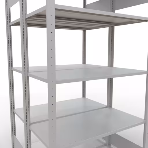 Productafbeelding nr. 16 van het artikel basisplank, dubbele plank, legbord, insteeksysteem MULTIplus150, 2000 x 1000 x (2x500) mm, 2x5 legborden, RAL 7035 lichtgrijs uit het assortiment legborden van Schulte Lagertechnik