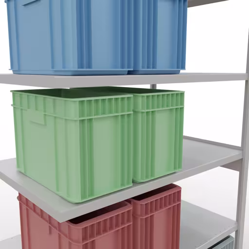 Figuur nr. 7 van het artikel insteeksysteem opzetplank 2500x1300x800 mm, type 250 kg, lichtgrijs uit de productgroep insteeksysteem van het merk Schulte Lagertechnik