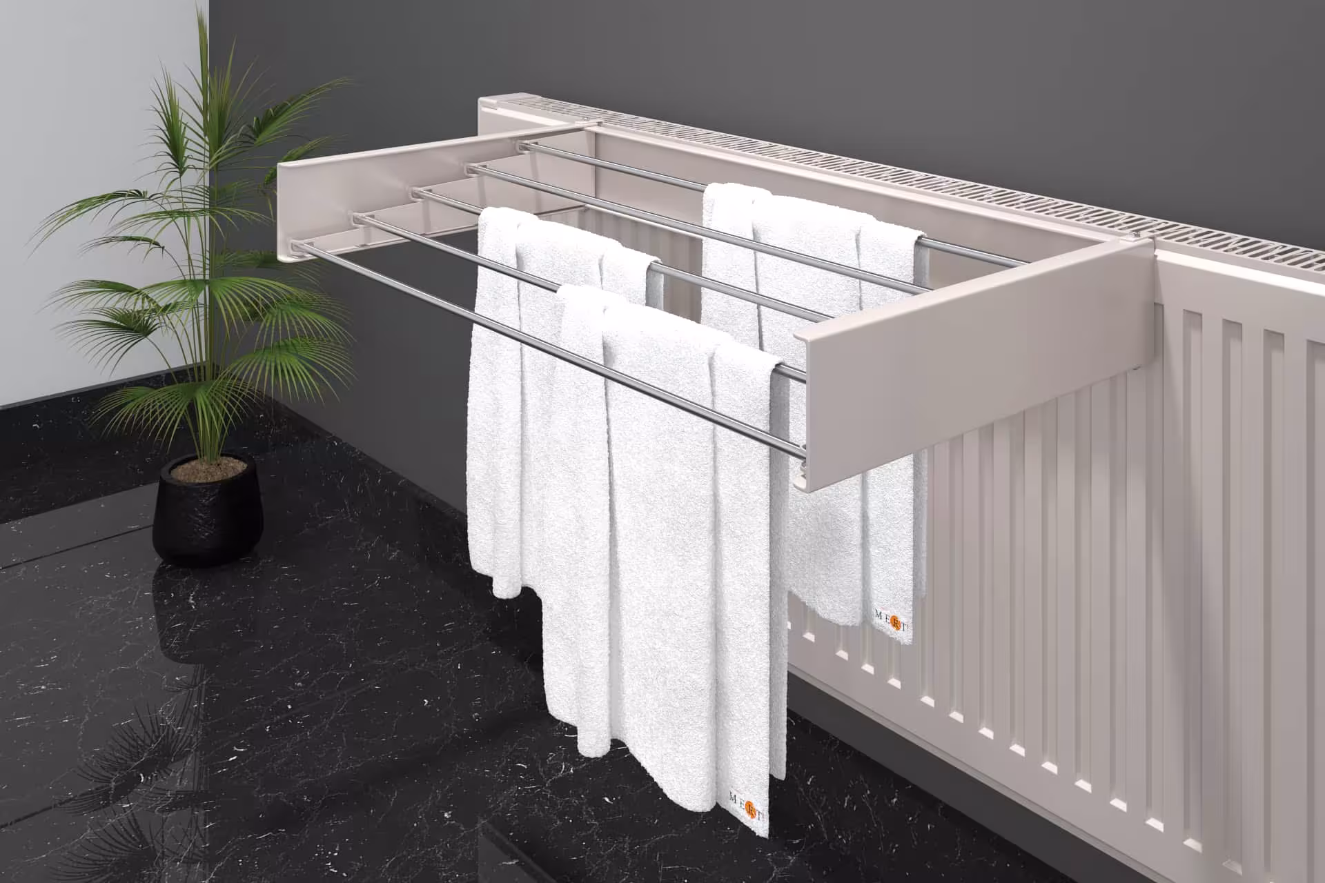 Extra afbeelding bij het artikel MERT Design Universele wasdroger 740x90x20 mm, voor handdoekradiatoren