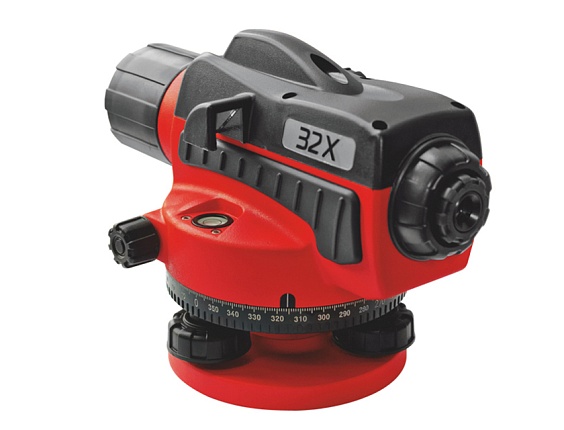 Ohne Text 847860 Optisch waterpasinstrument 32X set met statief en meetstaaf