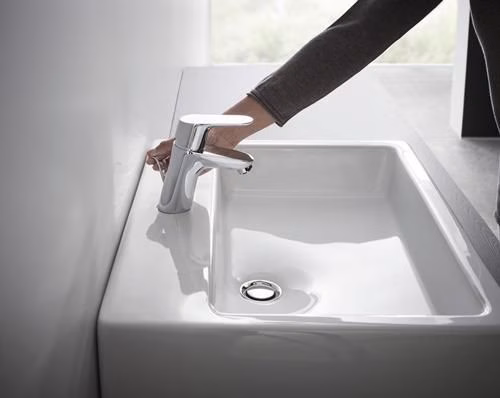Hansgrohe ééngreeps wastafelmengkraan FOCUS 70 nominale breedte 15 met 1 1/4 inch Baduitloop chroom