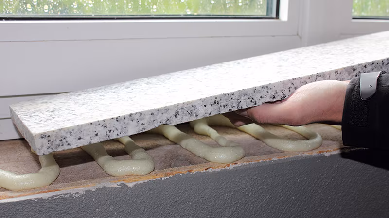 beko 2-componenten speedframeschuim 210 ml Fenster, Fensterbank, Person