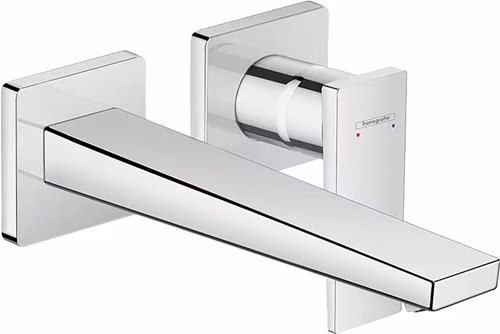 Hansgrohe METROPOL eengreeps wastafelkraan, nominale diameter 15 mm, inbouwuitloop 225 mm, chroom, uit de categorie wastafelkranen met artikelnummer 6000645728