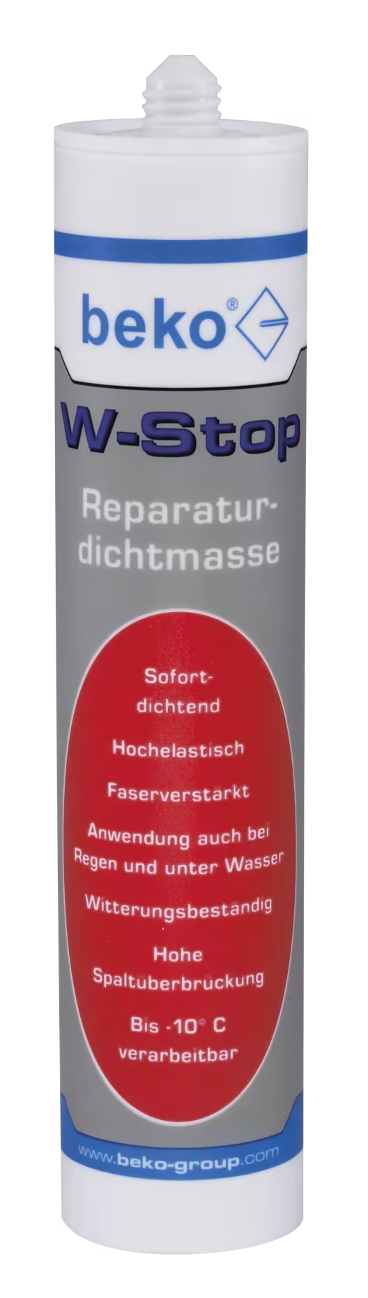 W-Stop reparatiekit 310 ml grijs uit de categorie kitten met artikelnr. 237 1 310
