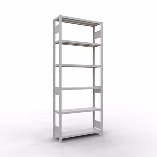 Figuur nr. 13 van het artikel basisplank, legbord, insteeksysteem MULTIplus330, 2500 x 1000 x 300 mm, 6 legborden, lengtestangen, RAL 7035 lichtgrijs uit de productgroep insteeksysteem van Schulte Lagertechnik.