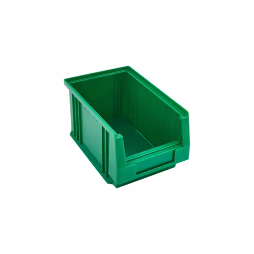 Andere weergave van het artikel zichtbare opbergdoos, dxbxh 230x150x125mm, groen, polypropyleen uit de categorie schapplanken