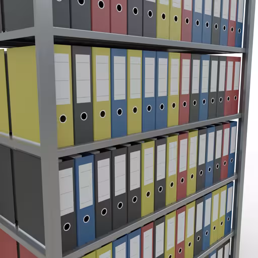 Productafbeelding nr. 12 van het artikel basisplank, kantoorplank, insteeksysteem MULTIplus150, 2300 x 1300 x 600 mm, 7 planken, lengtestangen, verzinkt, zonder middenaanslag Afbeelding nr. 12 van het artikel, kantoorrekken, insteeksysteem MULTIplus150, 2300 x 1300 x 600 mm, 7 planken, verzinkt, zonder middenaanslag uit de productgroep kantoorrekken van Schulte Lagertechnik