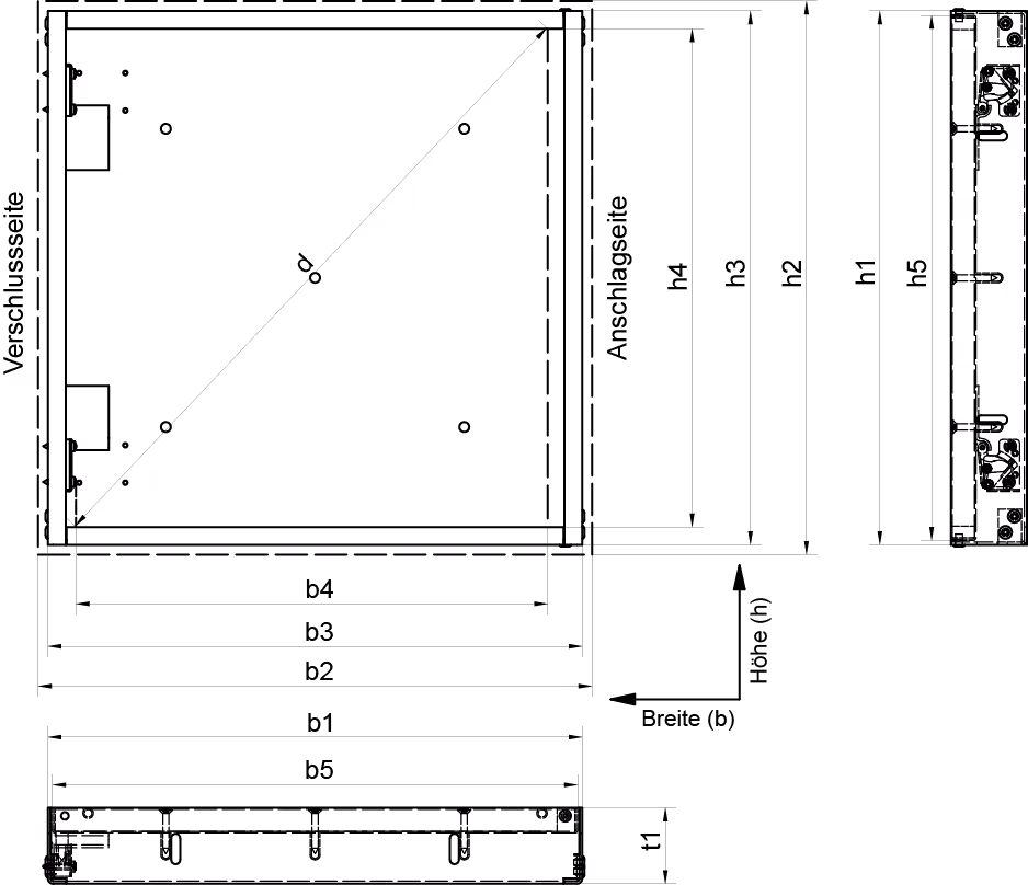 Inzet met kliksluiting van het merk Upmann uit de categorie inspectiedeuren en kleppen